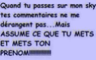 ecri sk u veu mai soi pa lache man assume!! serieu